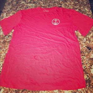 CPTN Captain deep red shirt XL NWOT